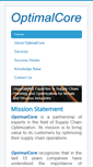 Mobile Screenshot of optimalcore.com